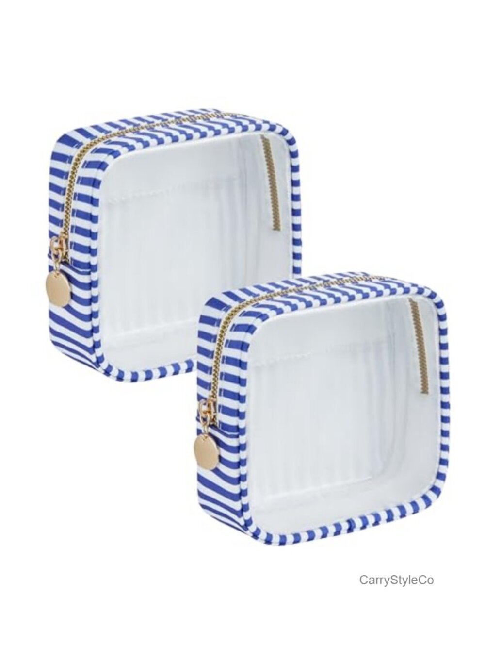 Clear Makeup Bag for Purse, Mini Cosmetic Pouch, Travel Organizer Case for